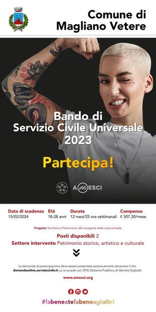 LOCANDINA SERVIZIO CIVILE